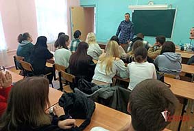 Росгвардейцы проинформировали студентов о службе в Росгвардии