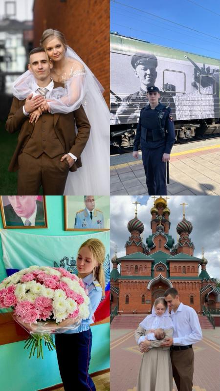 Сотрудники транспортной полиции поздравили семьи сотрудников с праздником семьи, любви и верности.