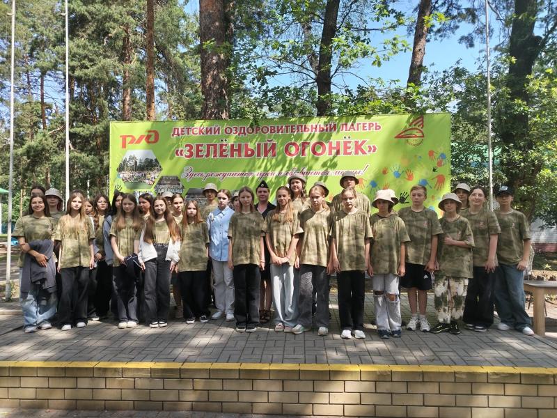 Воронежские транспортные полицейские провели профилактические беседы в детских лагерях