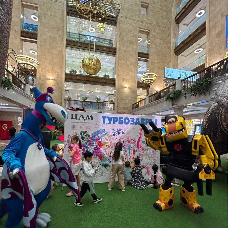«Турбозавры» на фестивале «Динозавры на каникулах» в ЦДМ на Лубянке
