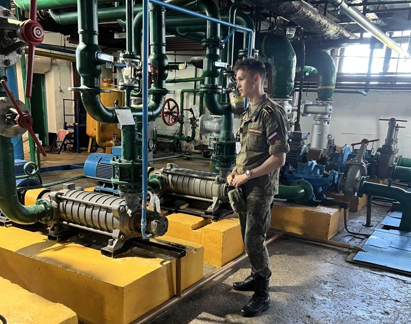 В ЖКС № 10 (г. Комсомольск-на-Амуре) филиала ЦЖКУ Минобороны России (по ВКС) прошла производственная практика