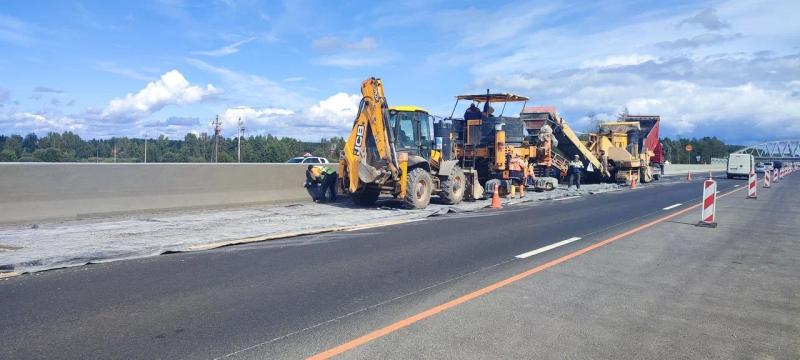 Готовность участка трассы М-1 «Беларусь» в Одинцовском округе достигла 65%