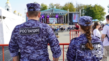 Росгвардейцы обеспечили общественную безопасность на мероприятиях, посвященных Дню города Владимира