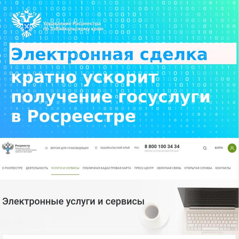 Сделка в электронной форме кратно ускорит получение госуслуги в Росреестре