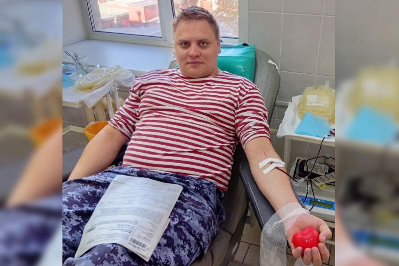 Донорская акция Росгвардии «От сердца к сердцу» продолжается в Зауралье