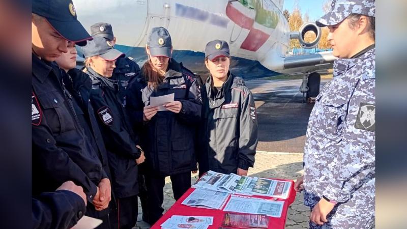 Жителям Лаишевского района о рассказали преимуществах службы в Росгвардии