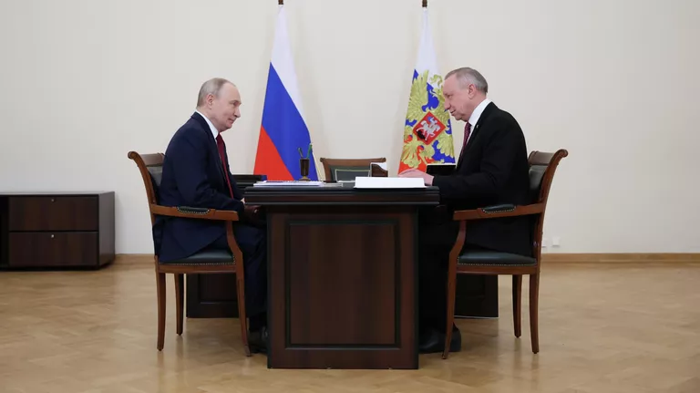 Беглов доложил Путину о строительстве скоростной трамвайной линии