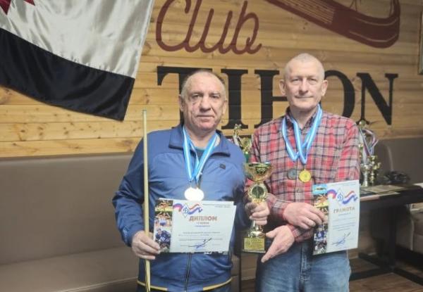 Ветераны Росгвардии Мордовии стали лучшими на соревнованиях по бильярду