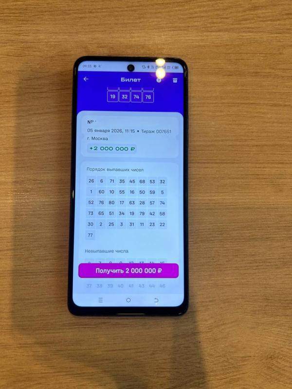 Один случайный билет принёс юристу из Тюменской области 2 млн рублей в лотерее «Мечталлион Экспресс»