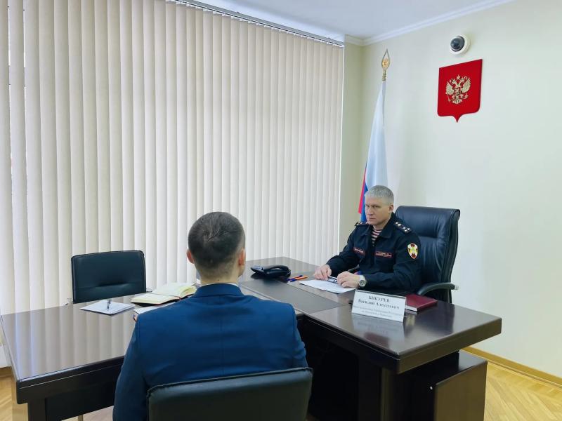 В Мордовии врио начальника регионального управления Росгвардии ответил на вопросы граждан в Приемной Президента Российской Федерации