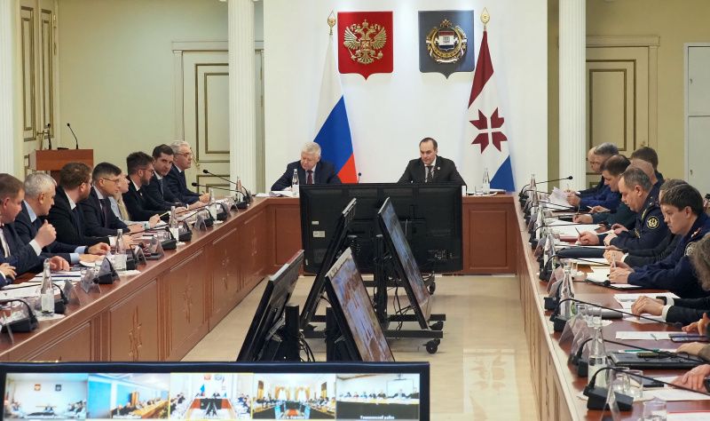 Начальник Управления Росгвардии по Республике Мордовия принял участие в заседании Антитеррористической комиссии региона