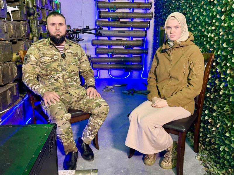 Офицер Росгвардии стал гостем рубрики «Герои СВО» на ЧГТРК «Грозный»