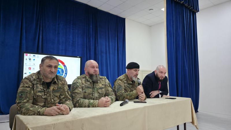 Росгвардейцы провели урок мужества для студентов педагогического колледжа в Грозном