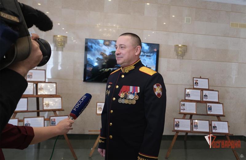 В Орле начальник Управления Росгвардии рассказал журналистам о 10-летнем юбилее ведомства