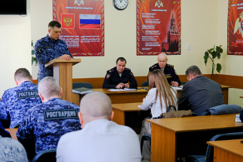 В Управлении Росгвардии по Республике Марий Эл обсудили вопросы антитеррористической защищенности объектов образования