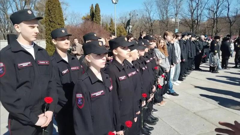 Военные следователи Балтийского флота приняли участие в патриотической акции «Пост № 1»