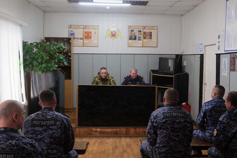 Во Мценске росгвардейцы подвели итоги за квартал