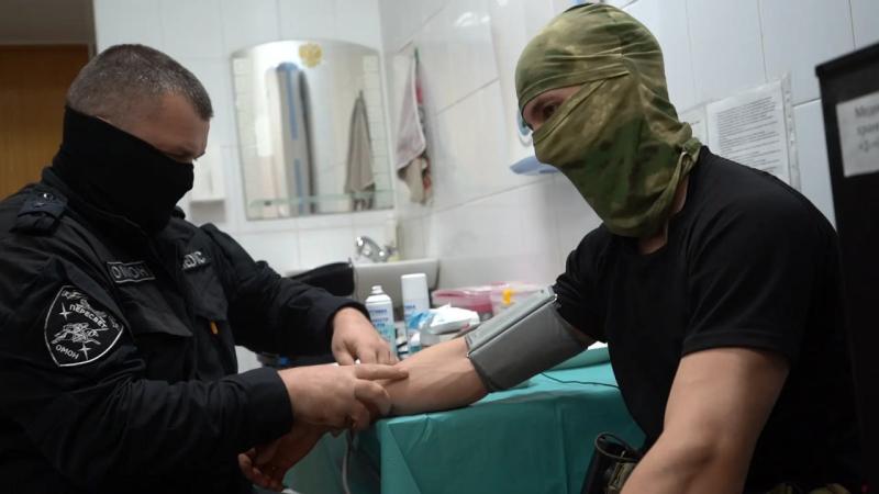 Сотрудники медицинской службы подмосковного главка Росгвардии отмечают профессиональный праздник