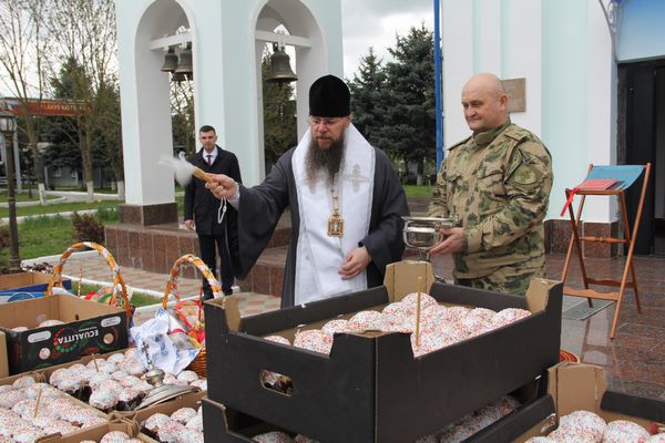Накануне Святой Пасхи в ОГВ(с) прошел праздничный молебен