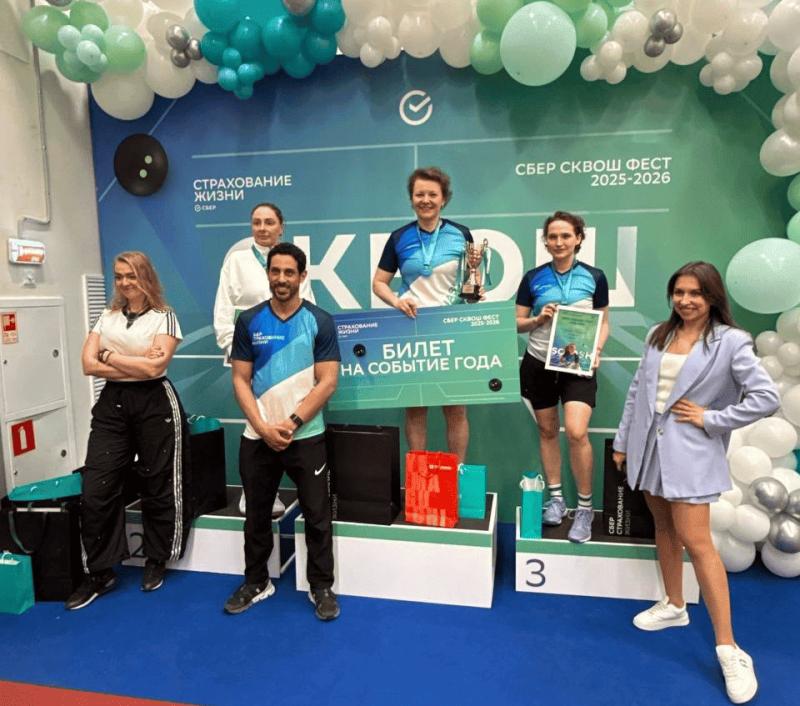 Тарек Момен провёл мастер-класс для юных сквошистов в «Лужниках»