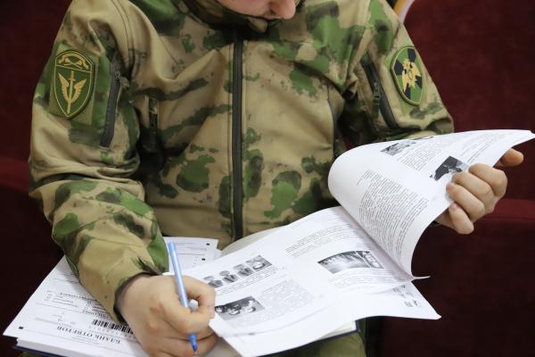 Военнослужащие и сотрудники ОГВ(с) написали «Диктант Победы»