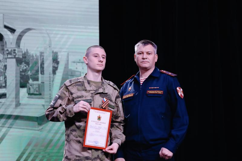 Офицер Росгвардии принял участие в открытии областного этапа акции «Вахта Памяти - 2026»