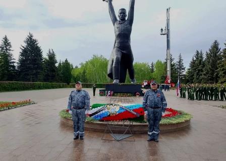 Подразделения Сибирского филиала ведомственной охраны Минтранса России приняли участие в памятных мероприятиях, посвященных Дню Победы