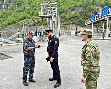 В Чеченской Республике сотрудники Росгвардии проводят плановую проверку Центра охраны объектов ТЭК