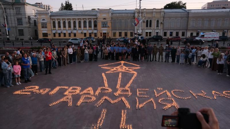 Росгвардейцы присоединились к международной патриотической акции в Тамбове