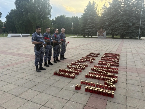 Сотрудники Королевского ОВО приняли участие в акции "Свеча памяти"