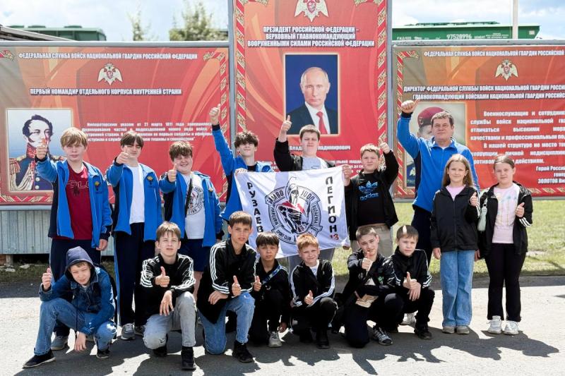 Юные спортсмены Мордовии равняются на бойцов ОМОН «Аркуда»!
