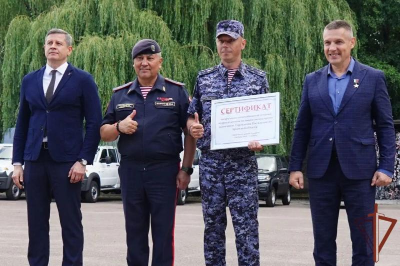 Брянские спецподразделения Росгвардии получили новую технику