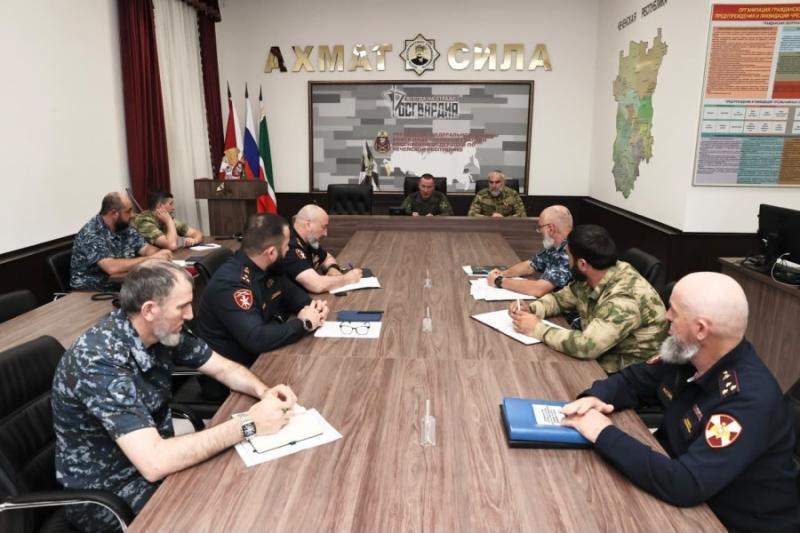 Командующий Северо-Кавказским округом Росгвардии совершил рабочую поездку в Чеченскую Республику