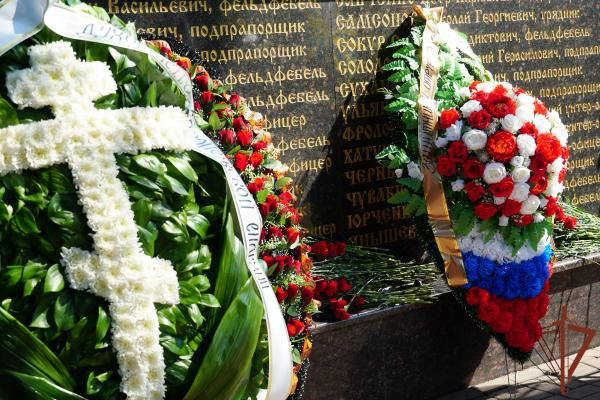 Воронежские росгвардейцы почтили память воинов, погибших в Первой мировой войне