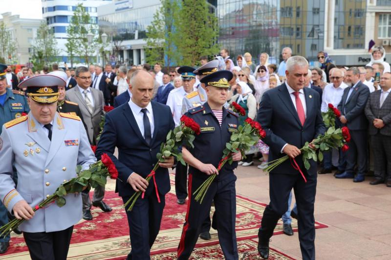 В Мордовии руководство и личный состав Росгвардии приняли участие в празднествах, посвящённых 25-летию канонизации Фёдора Ушакова