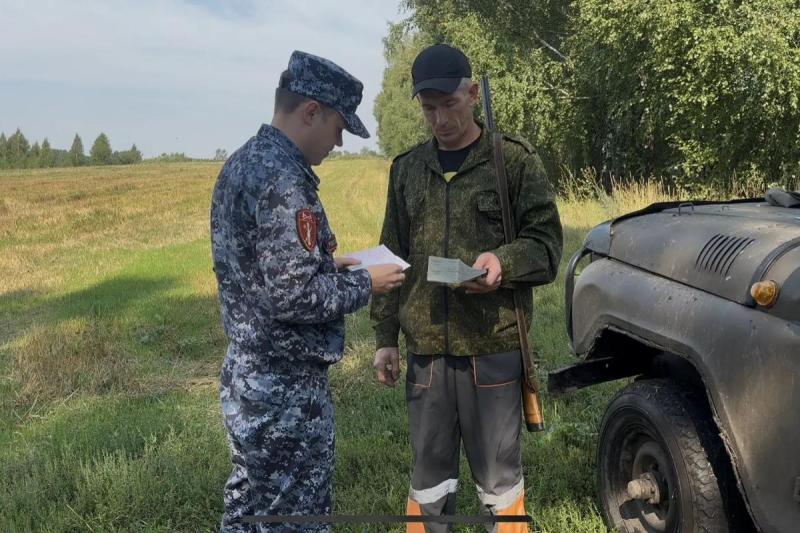 В Мордовии сотрудники Росгвардии подвели итоги профилактического мероприятия в период открытия охотничьего сезона
