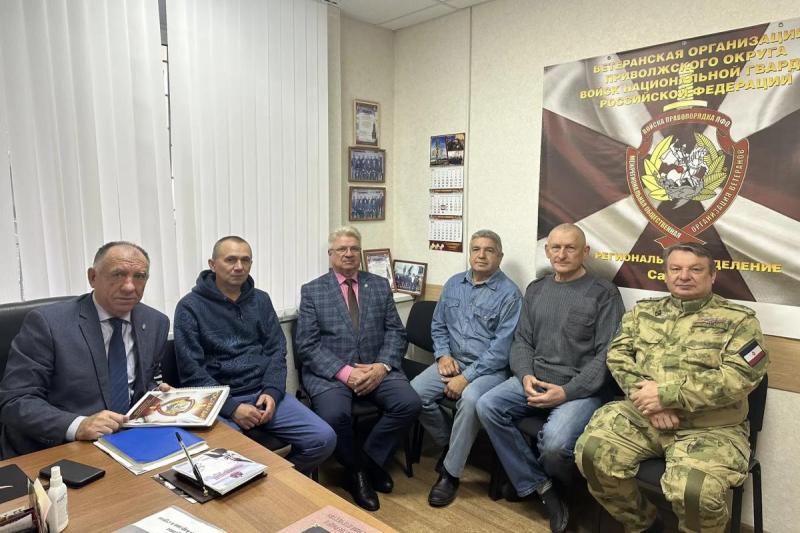 В Управлении Росгвардии по Республике Мордовия состоялась встреча ветеранского актива