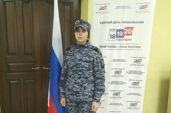 Личный состав Управления Росгвардии по Оренбургской области  продолжает участвовать в голосовании на выборах депутатов Государственной Думы и Законодательного Собрания региона