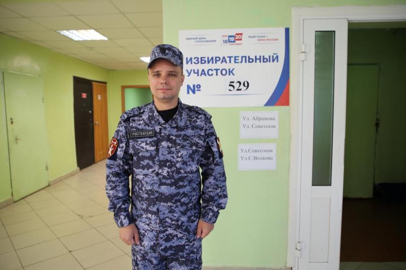 В Мордовии сотрудники Росгвардии обеспечили правопорядок в период Единого дня голосования