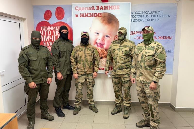 В Мордовии росгвардейцы пополнили банк крови медучреждений