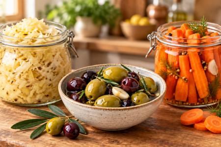 Те же овощи, другой продукт: доктор Садыков о том, как ферментация меняет капусту, оливки и морковь