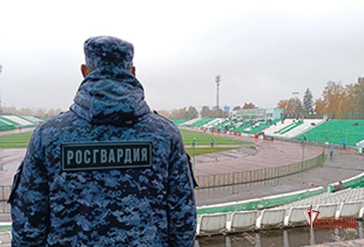 В Орле росгвардейцы обеспечили безопасность на футбольном матче