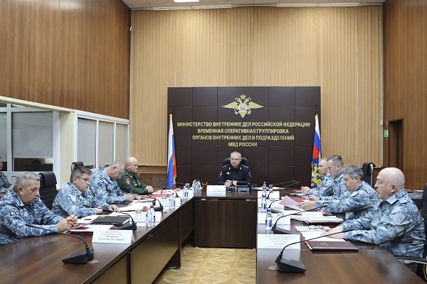 Командующий ОГВ(с) принял участие в совещании по итогам оперативно-служебной деятельности ВОГОиП МВД России за 9 месяцев 2026 года